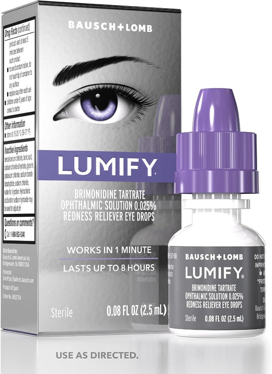 Lumify Eye Drops 2.5ml – Fast Acting Eye Brightening Drops, Long Lasting Formula
