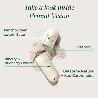 Primal Harvest Primal Vision Lutein Zeaxanthin Vitamin A Zinc Capsules 2 Pack  Description (3–5 lines):