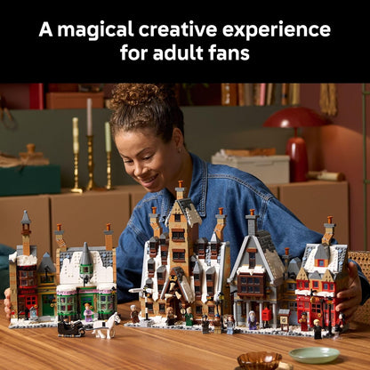 LEGO Harry Potter Hogsmeade Village Collectors' Edition – 18+ Building Set with 12 Minifigures, Gift for Fans – 76457