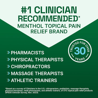 Biofreeze Menthol Cooling Cream 3 oz – Fast Cooling Topical Cream for Muscles & Joints