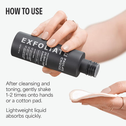 Paula’s Choice Skin Perfecting 2% BHA Liquid Exfoliant – Salicylic Acid, Fragrance-Free, 118 ml