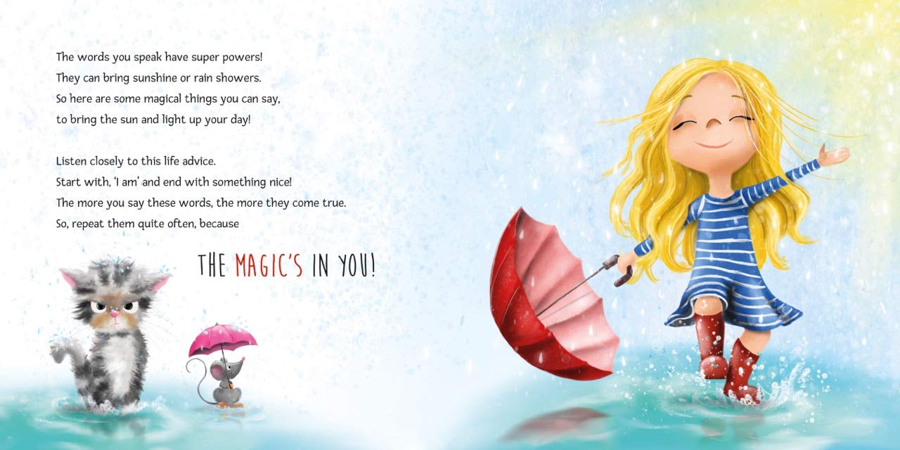 My Magical Words Kids Affirmations Hardcover Book Confidence and Self Esteem