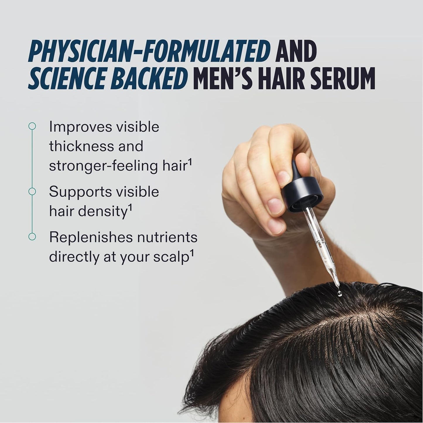 Nutrafol Men’s Hair Serum Lightweight Non Greasy 30 mL