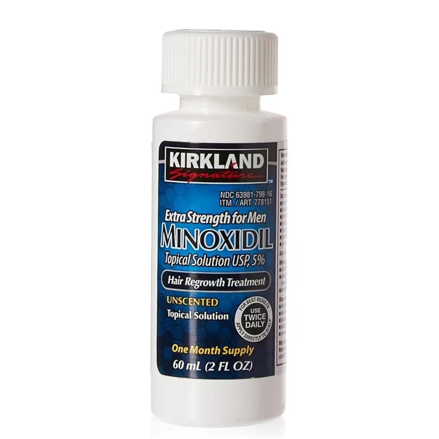 Kirkland Minoxidil 5% Topical Solution for Men 2 fl oz Bottles 3 Pack