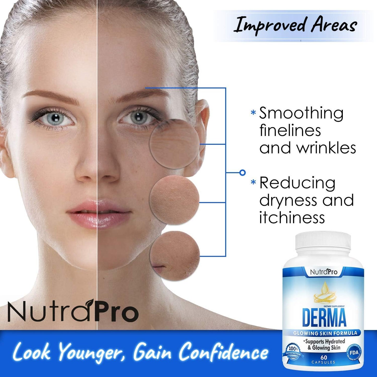 Dermal Repair Complex with Phytoceramides & Alpha Lipoic Acid 60 Liquid Capsules