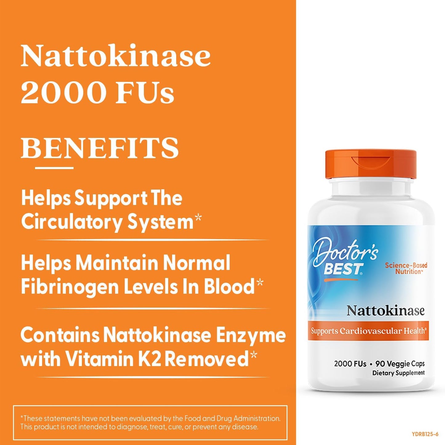 Doctor’s Best Nattokinase Capsules 90 Count