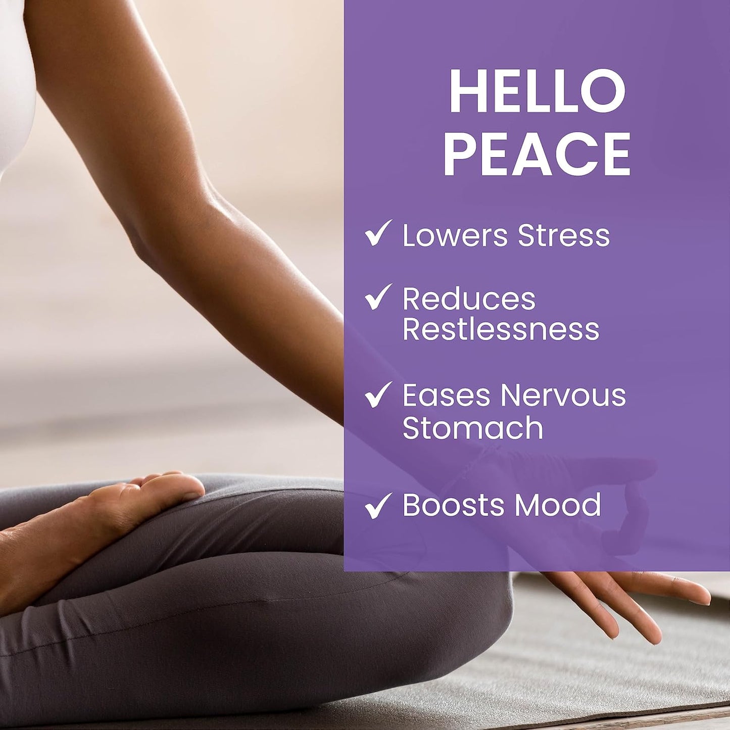 Himalaya Hello Peace Herbal Stress Support Supplement 60 Vegan Capsules