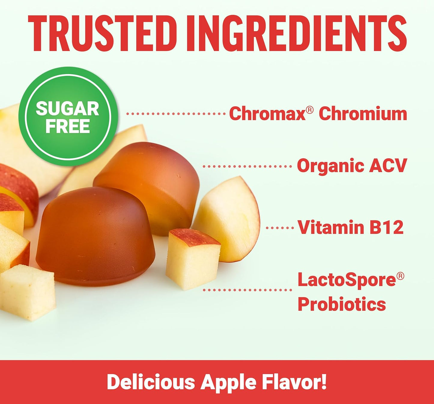 Force Factor ProbioSlim Keto ACV Gummies Apple Cider Vinegar Probiotics 120 Count