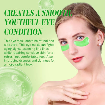 PEAUAMIE Under Eye Patches with Retinol & Aloe Vera 30 Pairs