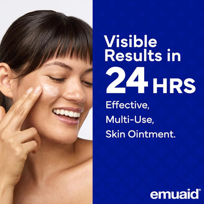 emuaid Ointment for Eczema & Psoriasis Relief – Reduces Itching, Pain & Swelling, Steroid-Free, 2oz