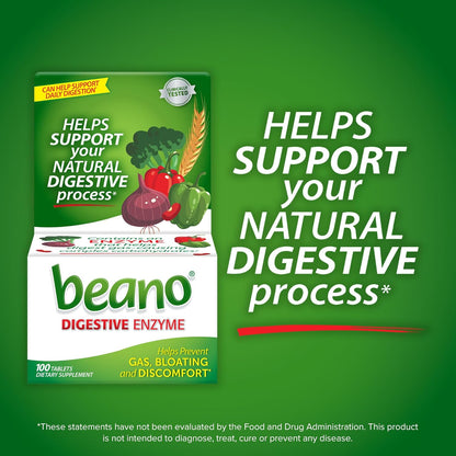 Beano Digestive Enzyme Tablets 150 Count