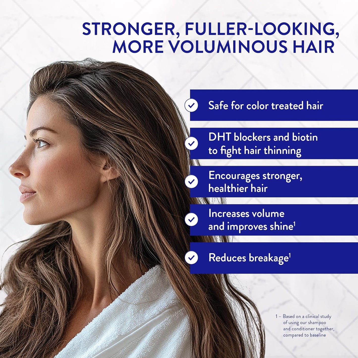 Routine Wellness Volumizing Shampoo Coconut & Vanilla with Biotin, Pea Peptides & Saw Palmetto Oil