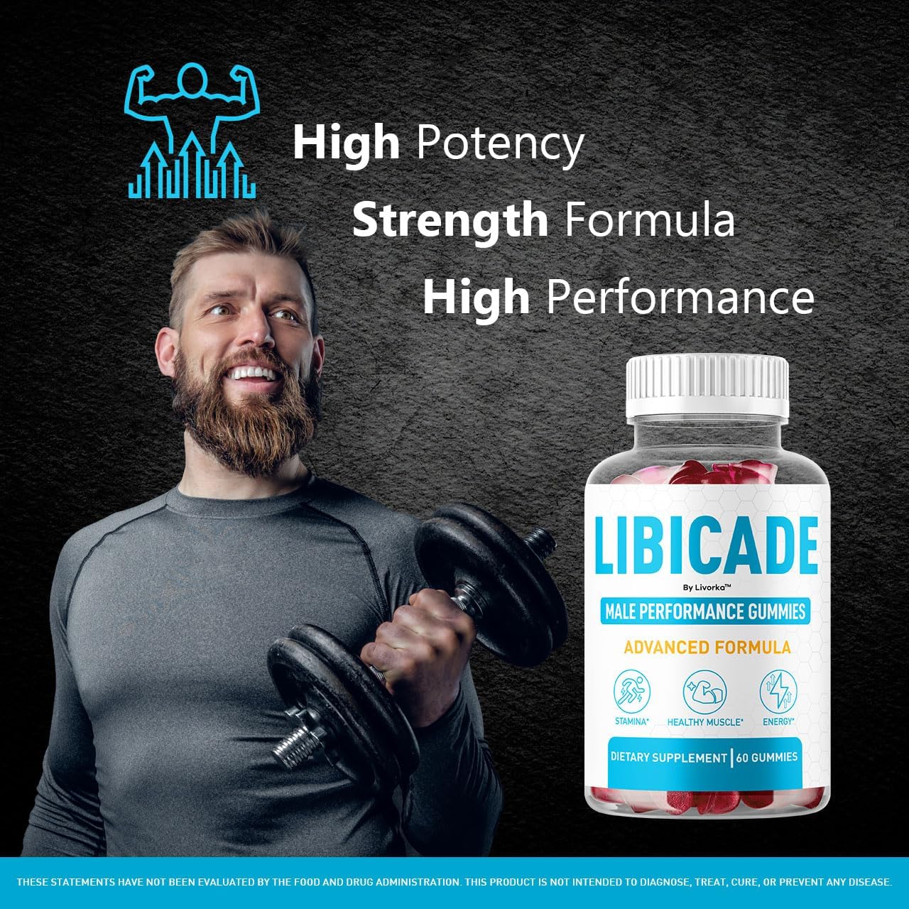 Libicade Supplement Gummies 180 Gummies (3 Pack)