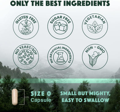 Natural Rhythm Triple Calm Magnesium Complex – Chelated Magnesium Glycinate, Taurate & Malate, 120 Vegan Capsules