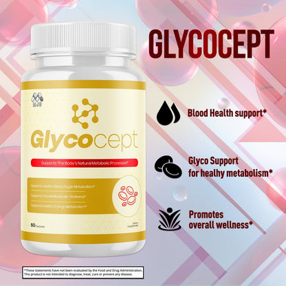 Glycocept Capsules Multivitamin Supplement 3 Pack 180 Capsules