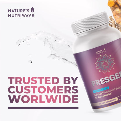 Presgera Magnesium Glycinate, Turmeric & Alpha Lipoic Acid Supplement 30 Capsules