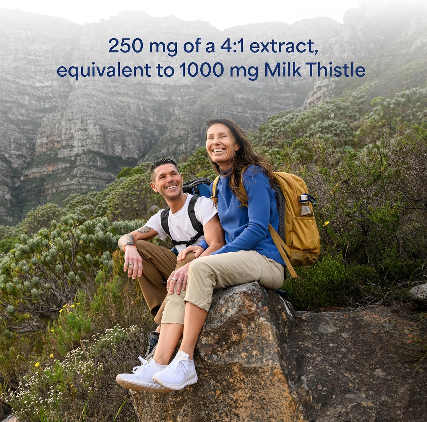 Puritan's Pride Milk Thistle Silymarin 4:1 Concentration Extract 250 mg (1000 mg Equivalent), Dietary Supplement for Traditional Liver Support, 6 Month Supply, 180 Count