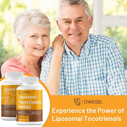 Liposomal Vitamin E Tocotrienols 1000 mg 95% Delta 5% Gamma Capsules