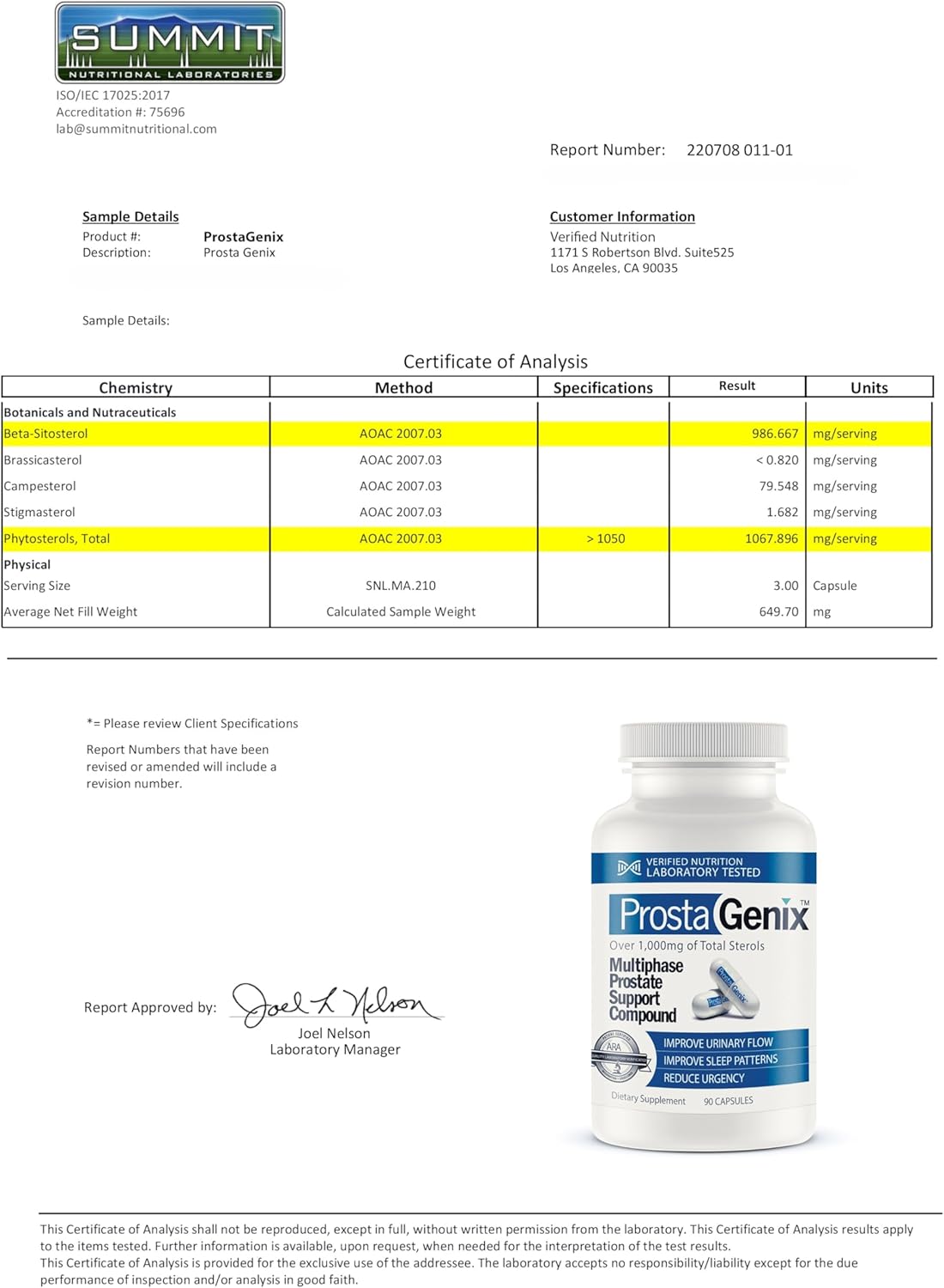 ProstaGenix Multiphase Prostate Supplement Capsules – 90 Count