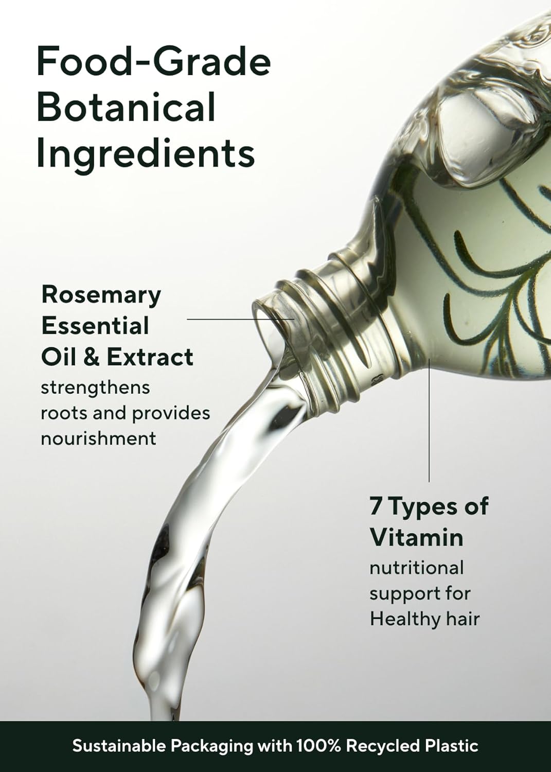 AROMATICA Root Enhancer Rosemary Water Hair Spray with Rosemary, Caffeine & Biotin