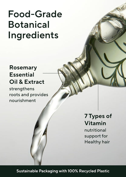 AROMATICA Root Enhancer Rosemary Water Hair Spray with Rosemary, Caffeine & Biotin