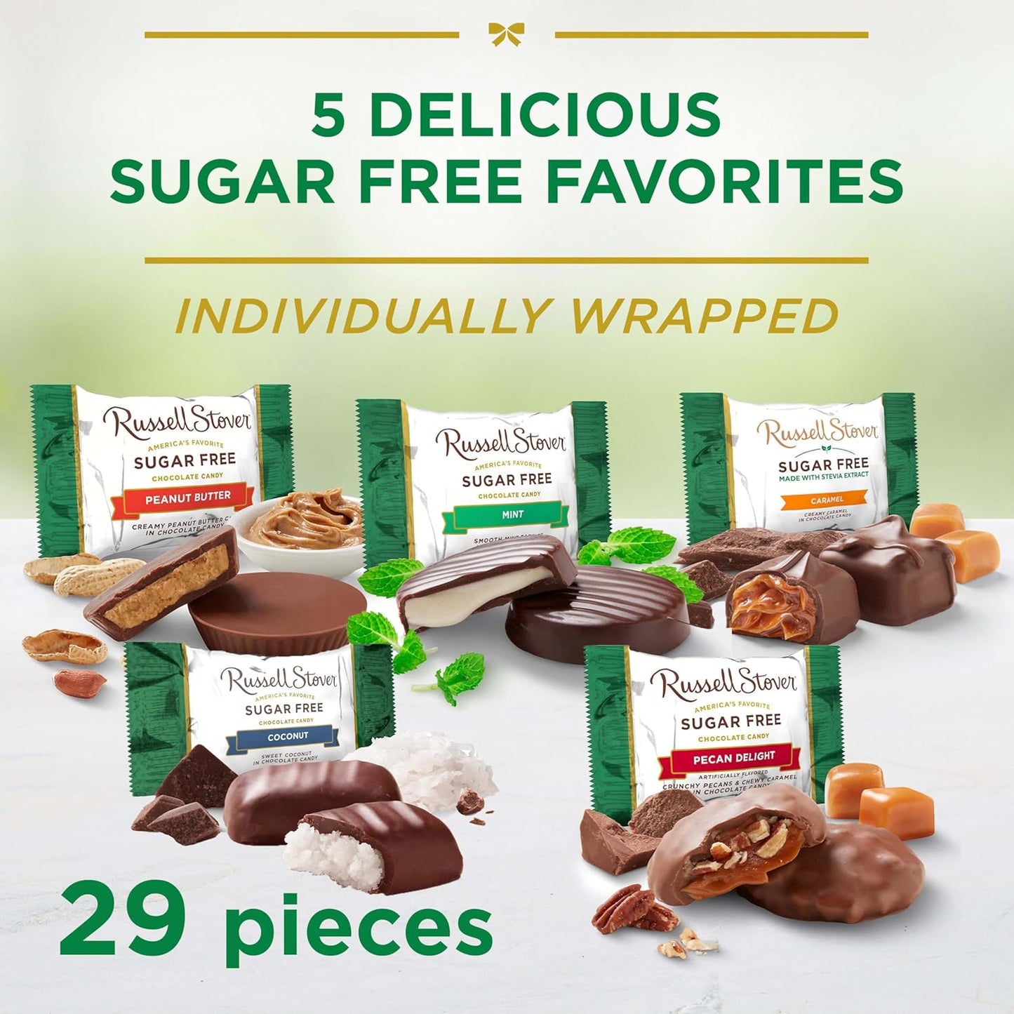 Russell Stover Sugar Free Assorted Chocolate Candy 15.7 oz