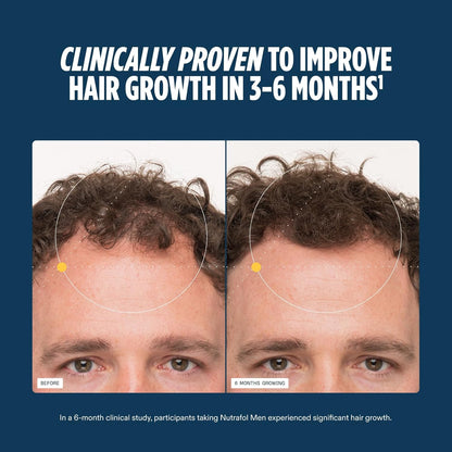 Nutrafol Men’s Hair Growth Supplement Capsules 1 Month Supply