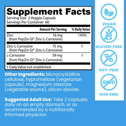 Doctor’s Best PepZin GI (120 Count)