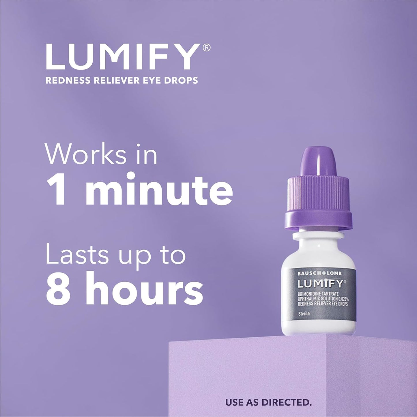 Lumify Eye Drops 7.5ml – Fast Acting Eye Brightening Drops, Long Lasting Formula