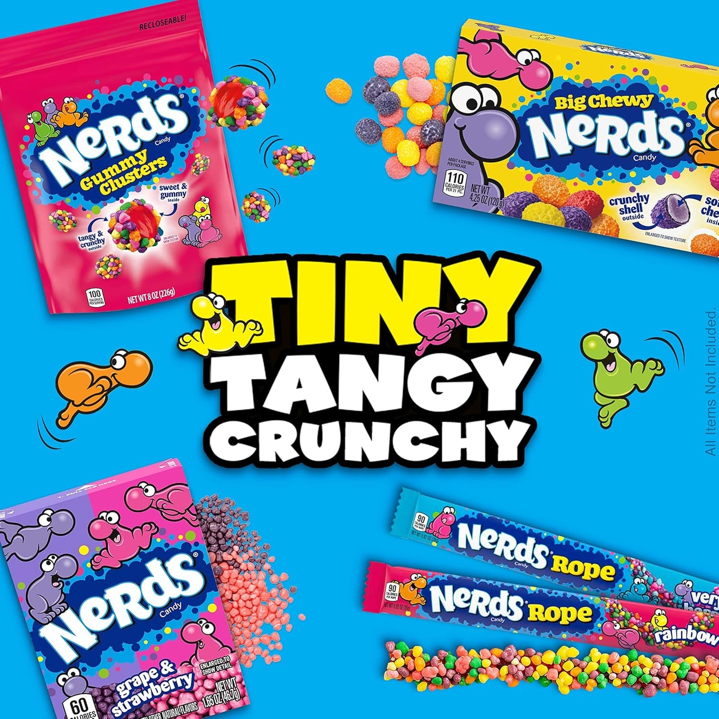 NERDS Rope Rainbow Candy 0.92 oz 24 Pack