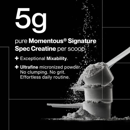 Momentous Creatine Monohydrate Powder 90 Servings