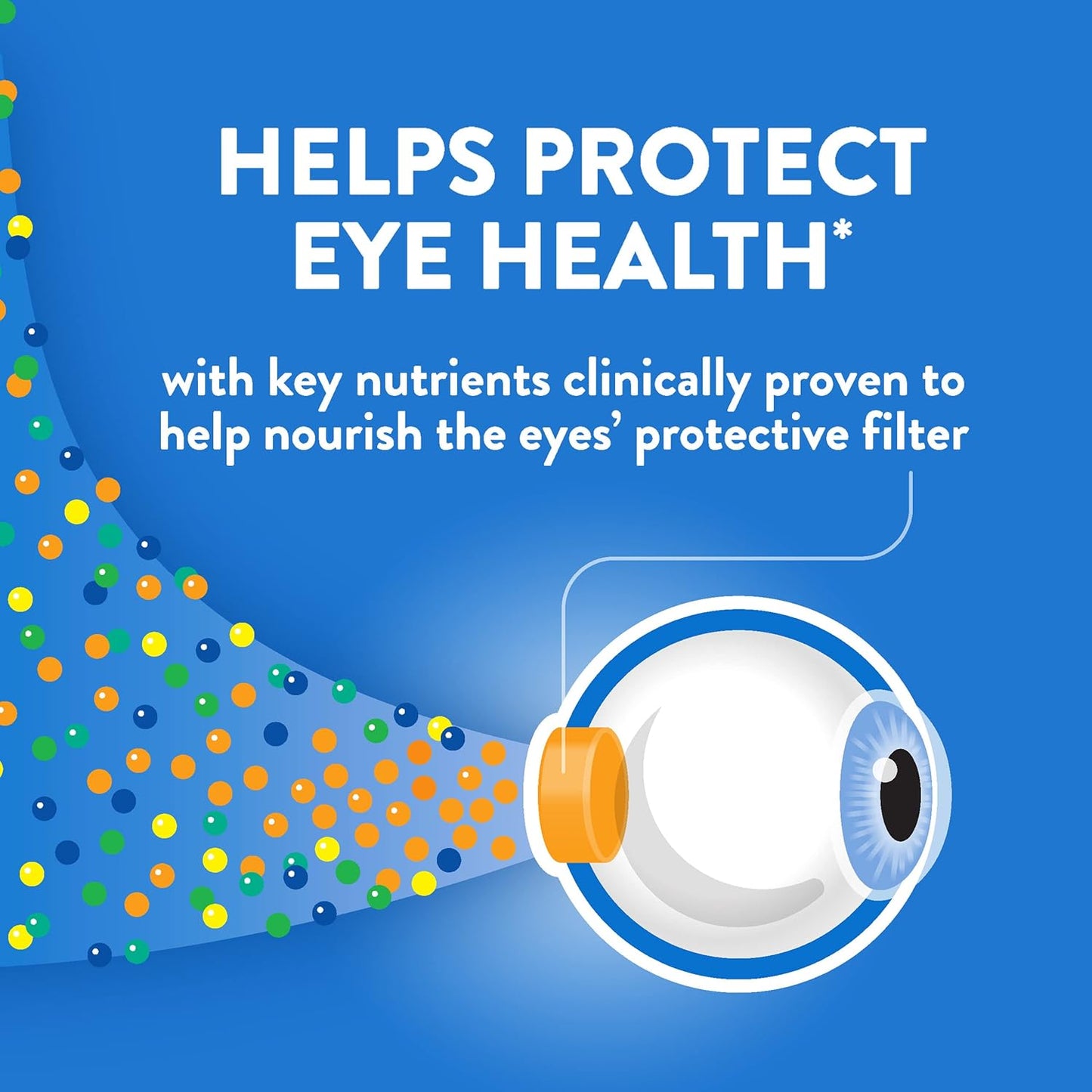 Ocuvite 50+ Eye Vitamin & Mineral Supplement – Omega-3, Lutein, Zeaxanthin, Vitamins C & E, Zinc, 50 Softgels