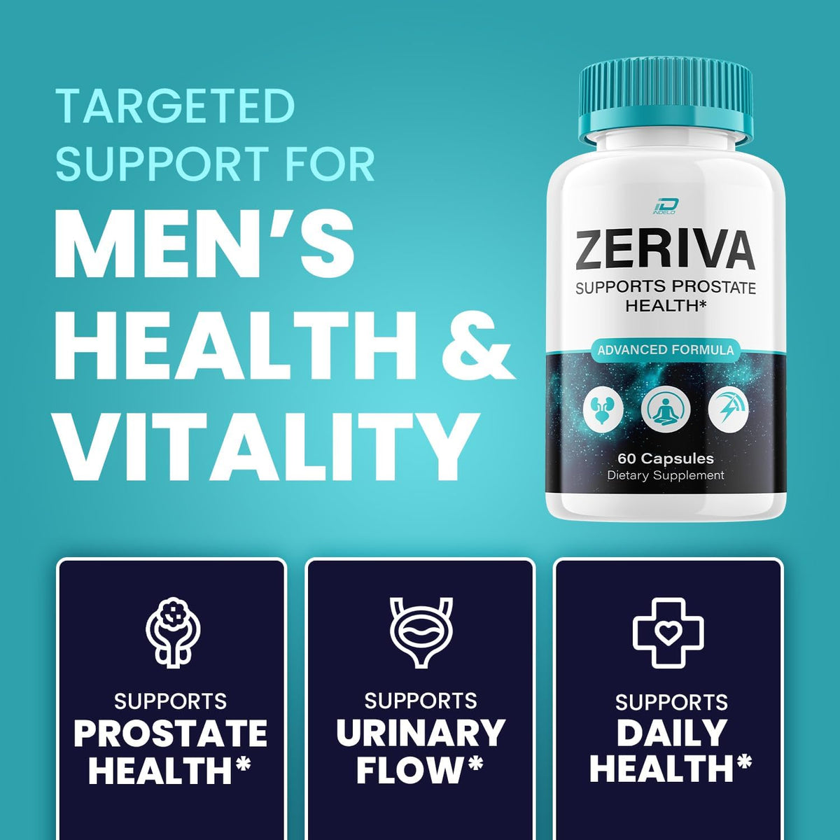 Zeriva Advanced Formula Dietary Supplement Capsules 300 Capsules 5 Pack