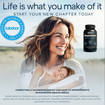 Natural Flow Magnesium Complex Capsules  120 Count