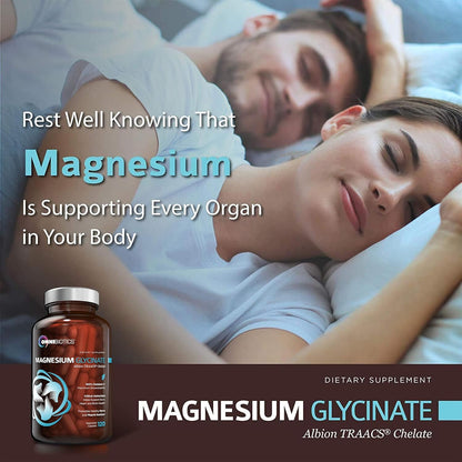 Magnesium Glycinate Capsules Dietary Supplement