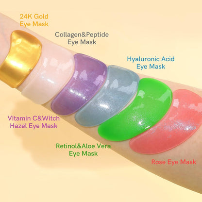PEAUAMIE Under Eye Patches with Collagen & Hyaluronic Acid 24 Pairs