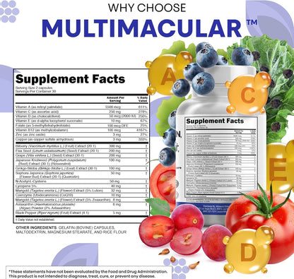 Clean Nutra Eye Vitamins Bilberry Lutein Zeaxanthin Antioxidant Blend