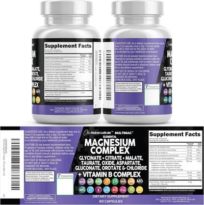 Clean Nutraceuticals Magnesium Complex Multi-Form with Vitamins & Minerals