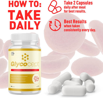 Glycocept Capsules Multivitamin Supplement 3 Pack 180 Capsules