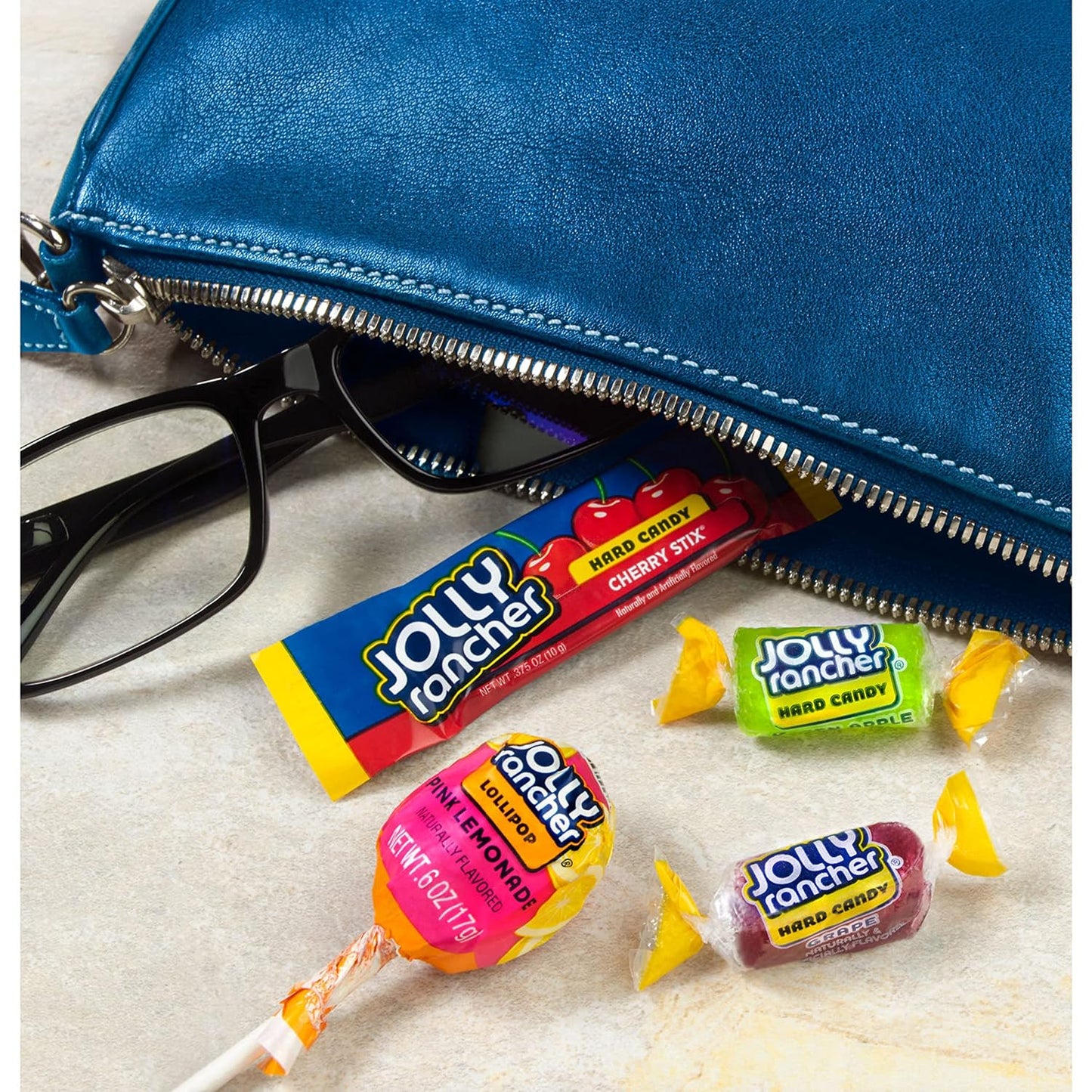 JOLLY RANCHER Assorted Fruit Flavored Hard Candy, Lollipops & Candy Sticks 42.01 oz Bulk Bag
