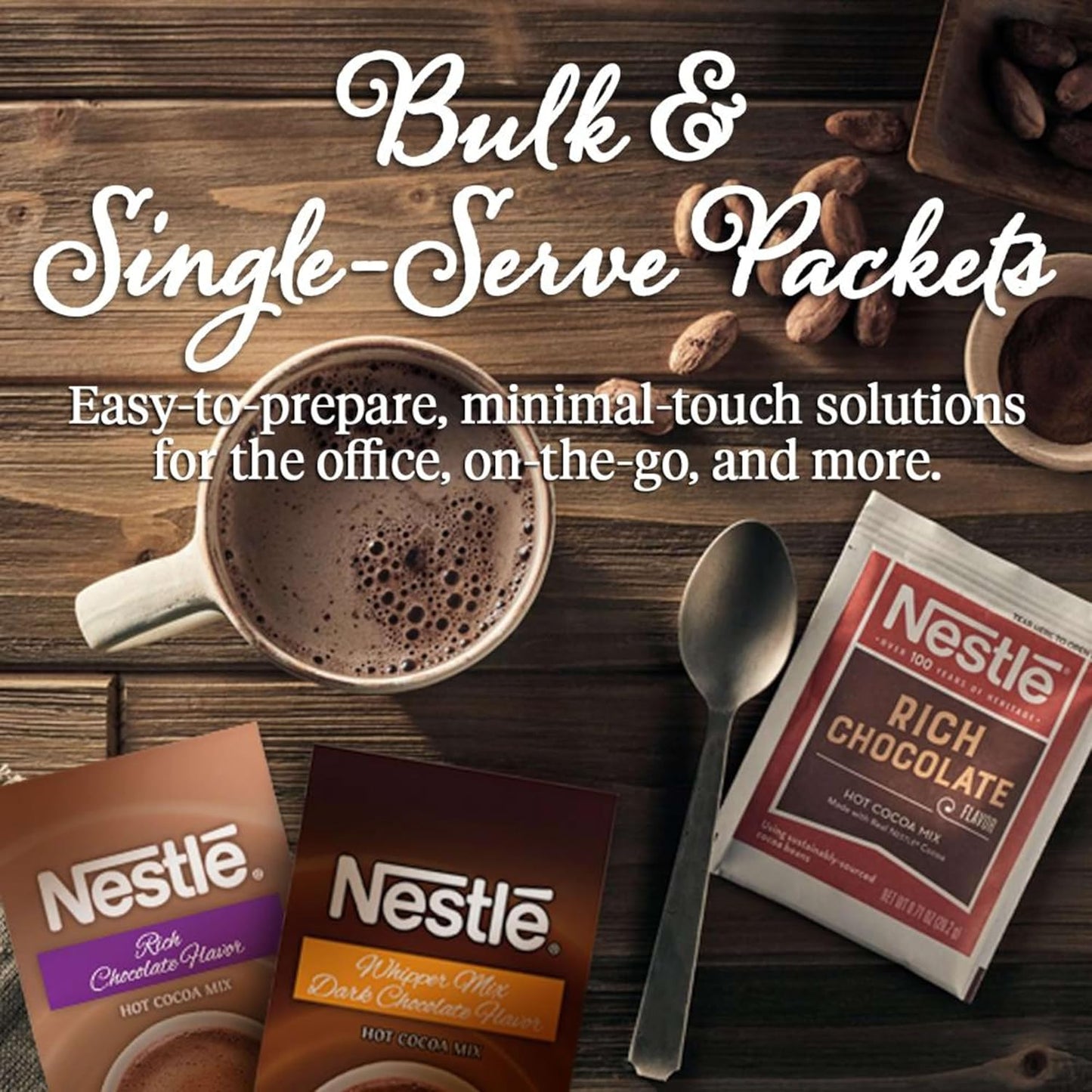 Nestlé Hot Chocolate Mix Packets No Sugar Added Fat Free 30 Count