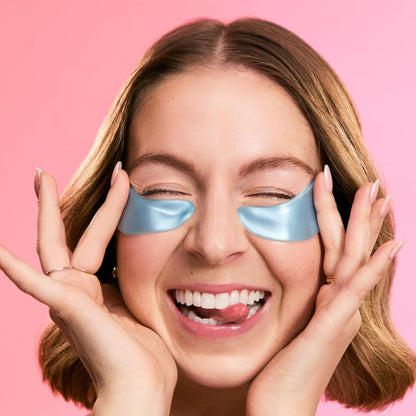 grace & stella Blue Gel Under Eye Patches 24 Pairs Vegan Eye Masks