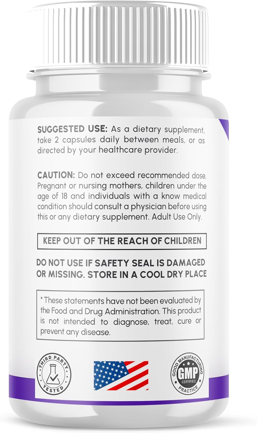 NervoLyn Supplement Capsules with Vitamins 180 Capsules (3 Pack)