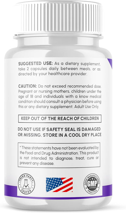 NervoLyn Supplement Capsules with Vitamins 180 Capsules (3 Pack)