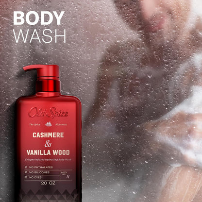 Old Spice Body Wash The Spice Alchemist Cashmere Vanilla Wood 20 oz