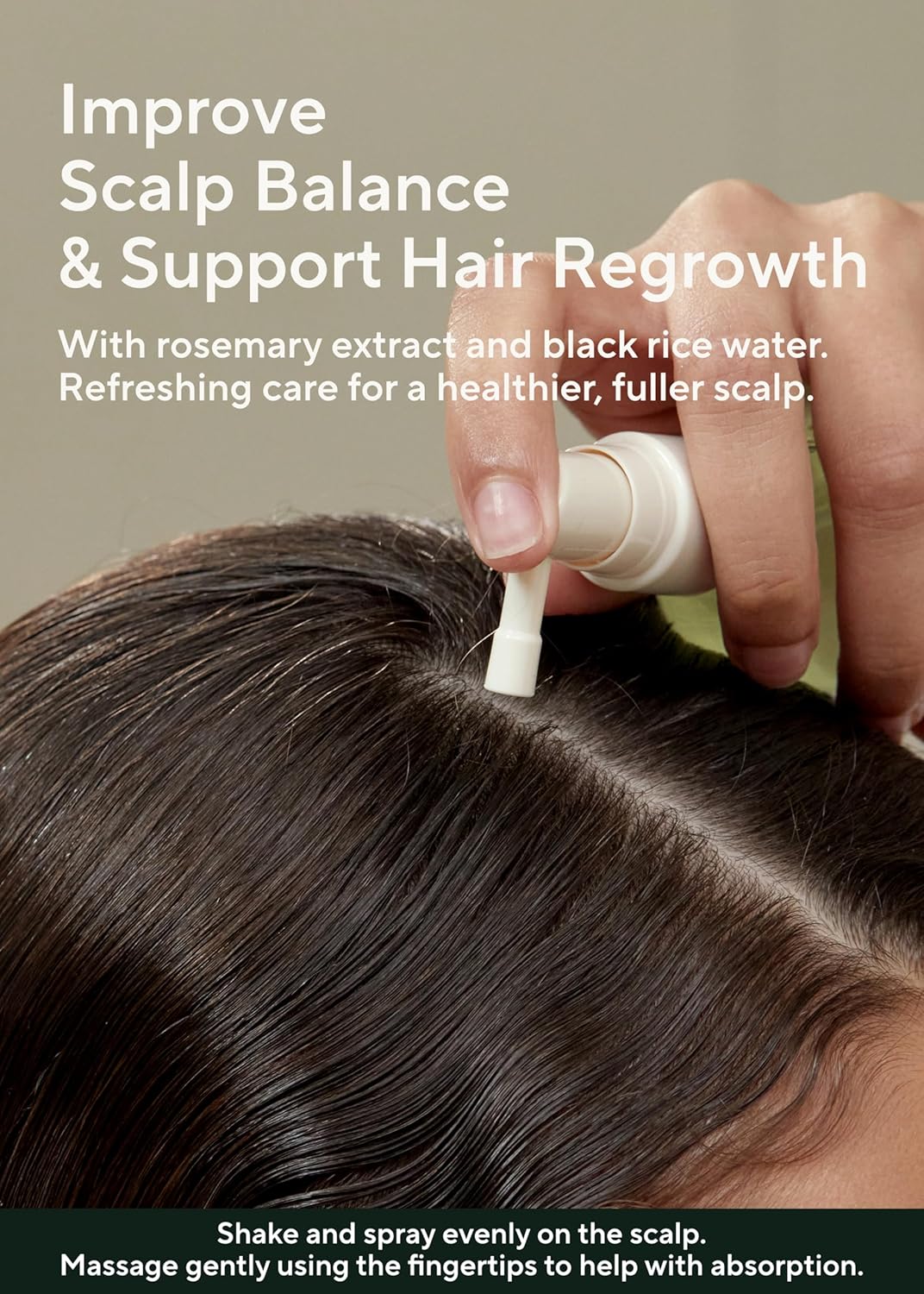 AROMATICA Root Enhancer Rosemary Water Hair Spray with Rosemary, Caffeine & Biotin