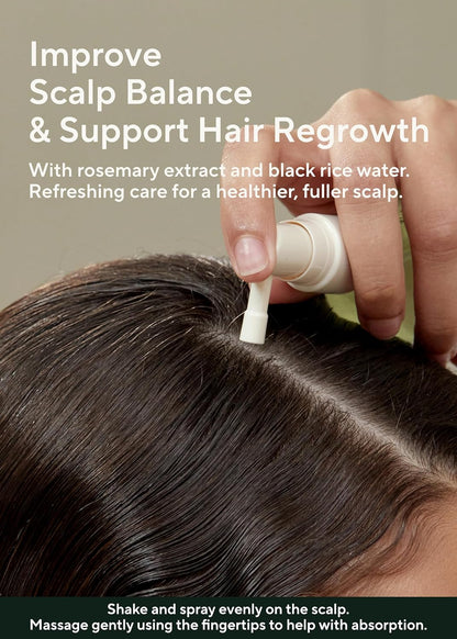 AROMATICA Root Enhancer Rosemary Water Hair Spray with Rosemary, Caffeine & Biotin