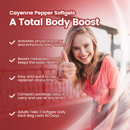 VivoNu Cayenne Pepper Softgels Vitamin E D3 K2 Grape Seed Hawthorn Beetroot Berberine