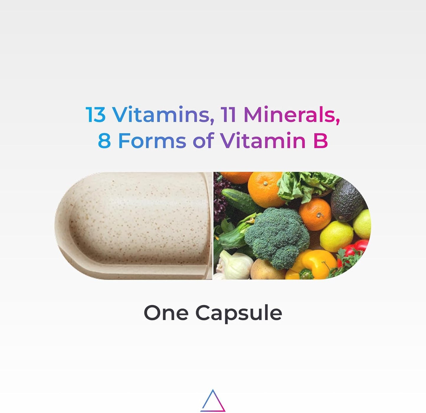 Livingood Daily Methylated Multivitamin with B Vitamins & Minerals 60 Capsules
