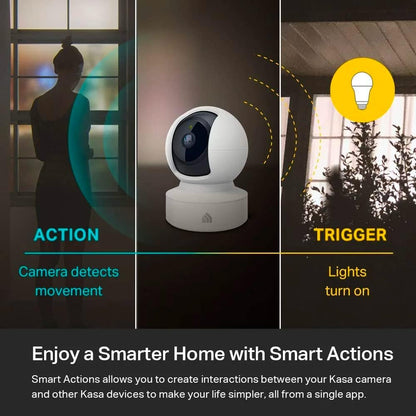 Kasa 1080p Indoor Security Camera Pan Tilt Wired with Night Vision EC70